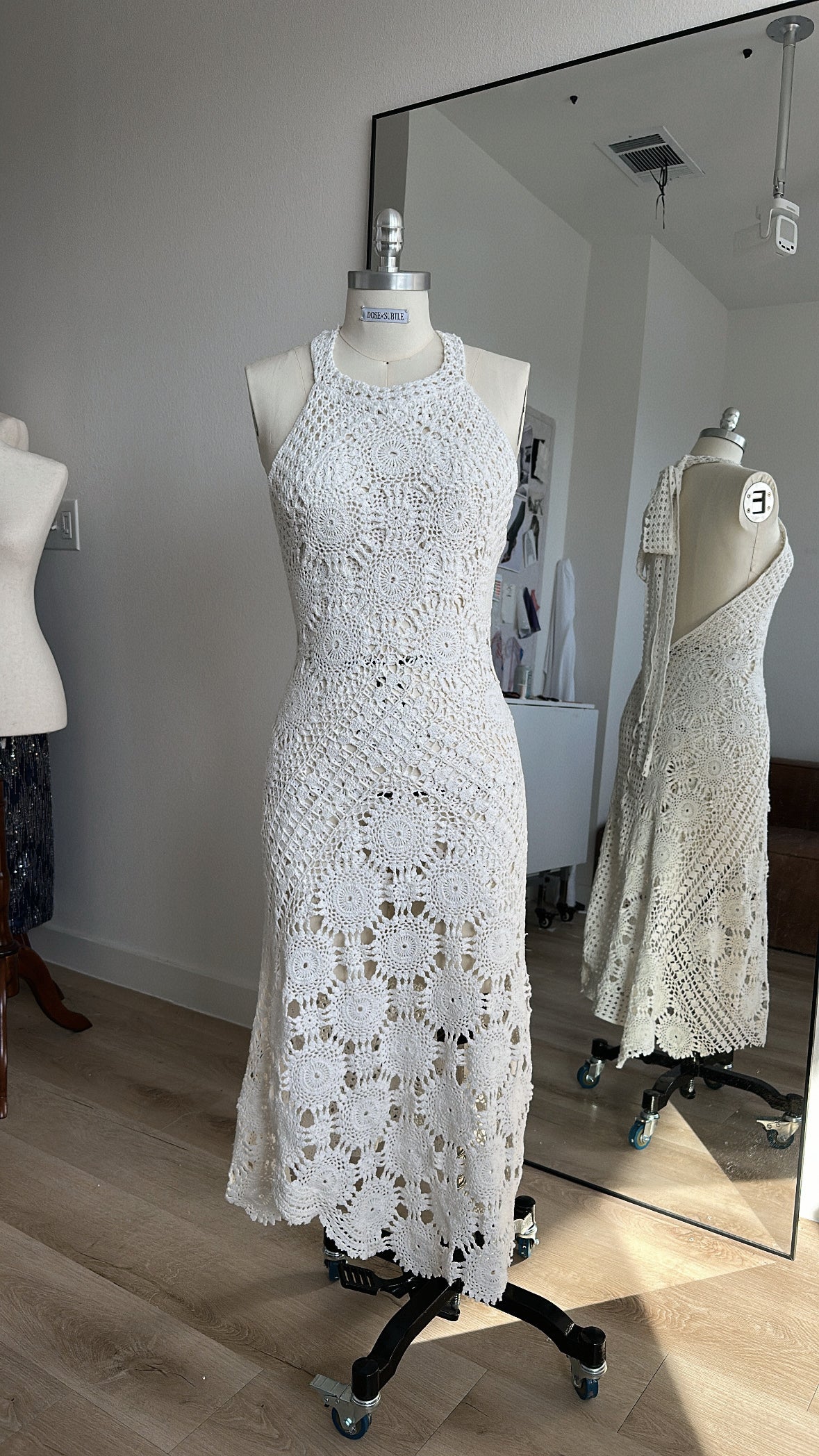 Vintage Crochet Tablecloth Dress