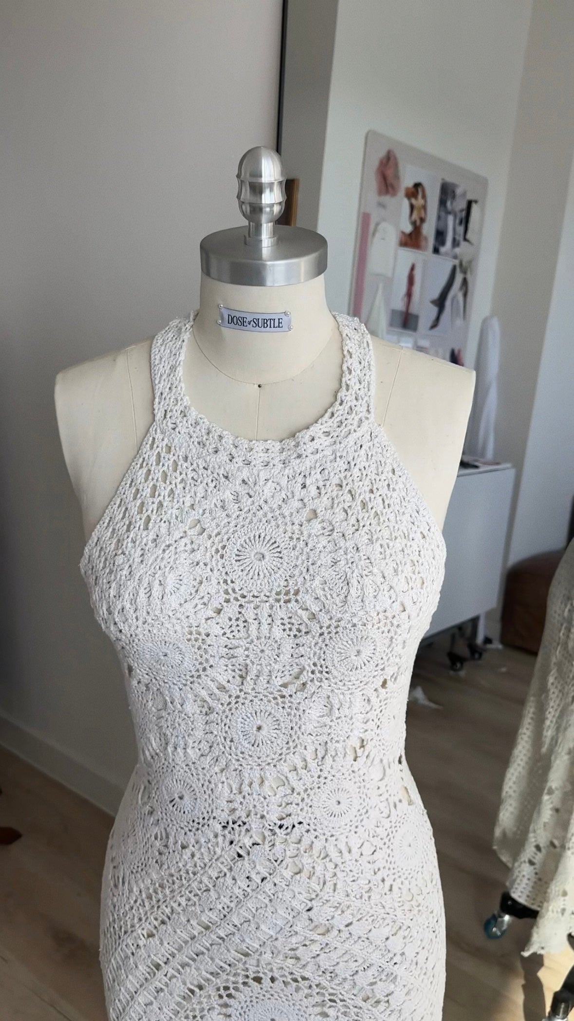 Vintage Crochet Tablecloth Dress