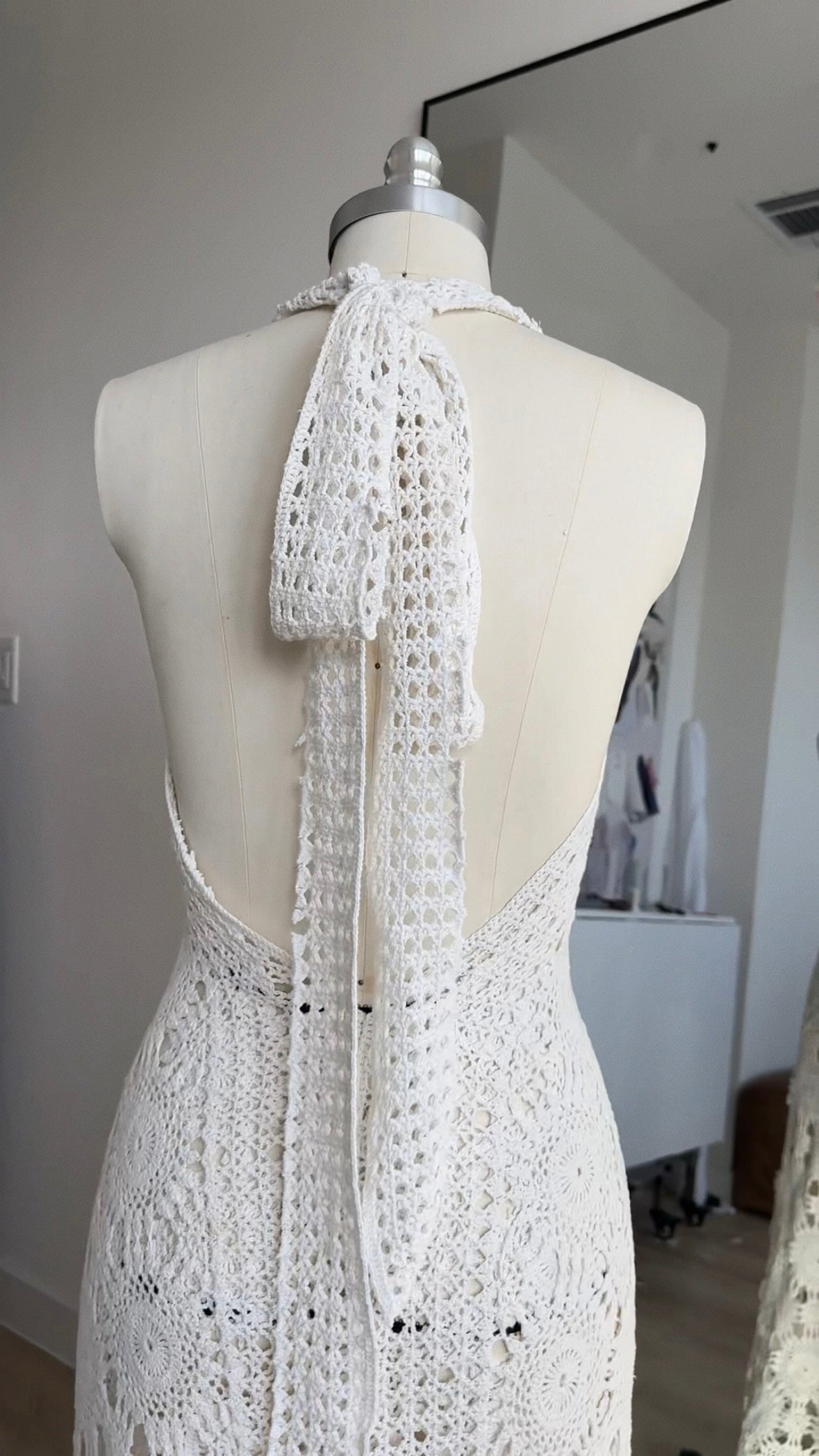 Vintage Crochet Tablecloth Dress